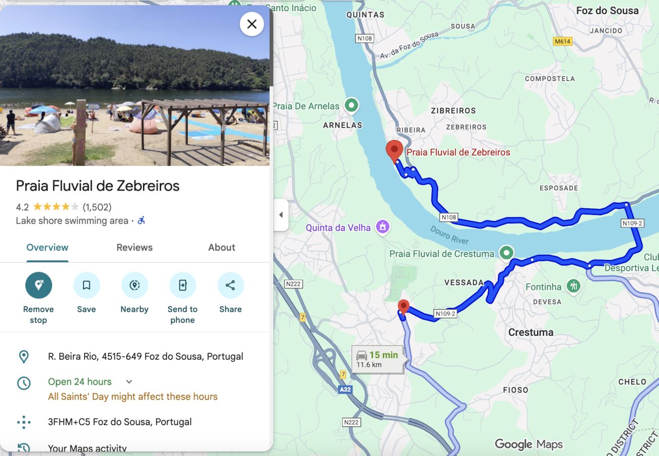 Villa en Crestuma - Crestuma Bright por Hopstays | Piscina con Vista al Río Duero