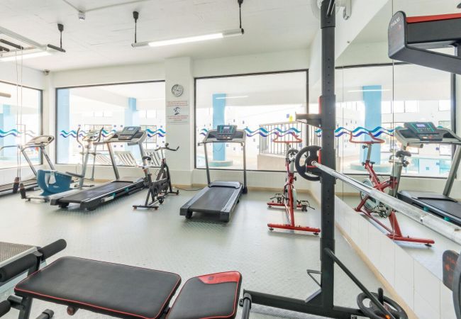 Gym in flat in resort Janelas do Mar, Albufeira 